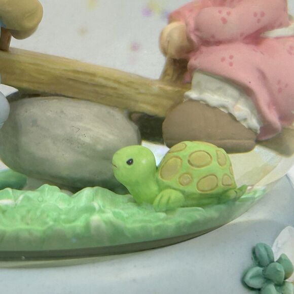 Enesco Precious Moments While Walking In The Park One Day Musical Snow Globe - Picture 12 of 15